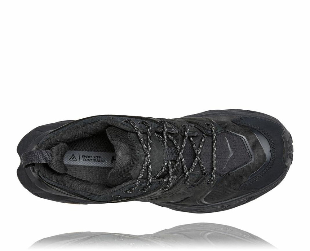 Women Trail Running | HOKA ONE ONE Anacapa Low GORE-TEX Black / Black
