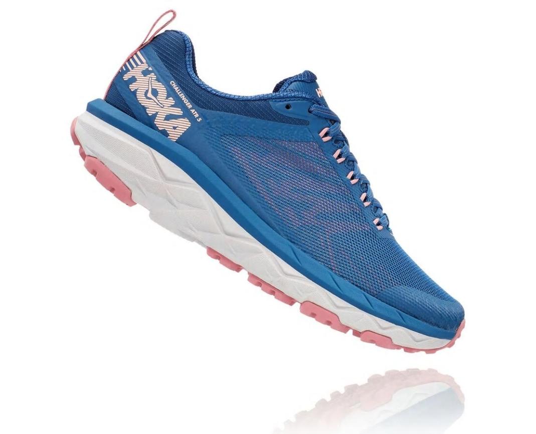 Women Trail Running | HOKA ONE ONE Challenger ATR 5 Dark Blue / Cameo Brown