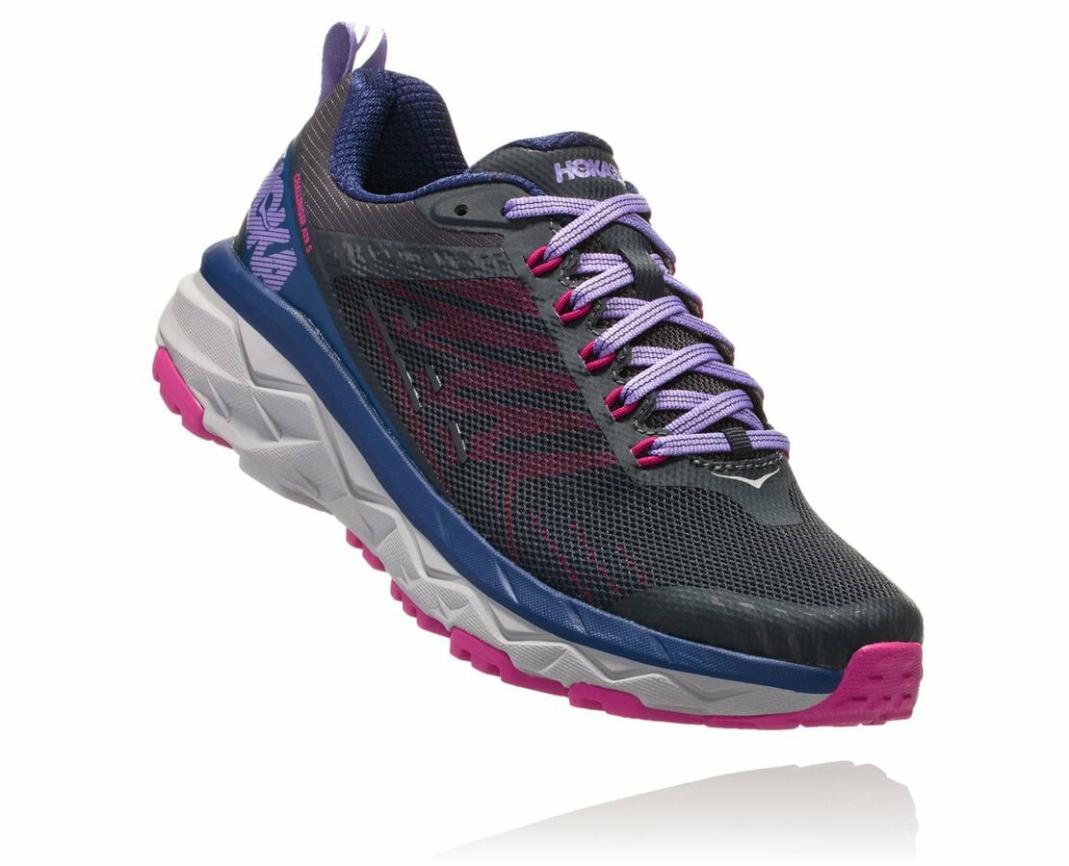 Women Trail Running | HOKA ONE ONE Challenger ATR 5 Ebony / Very Berry