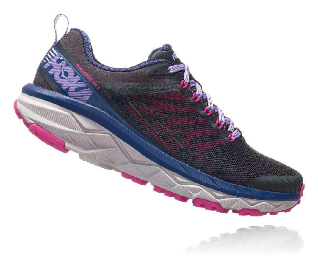 Women Trail Running | HOKA ONE ONE Challenger ATR 5 Ebony / Very Berry