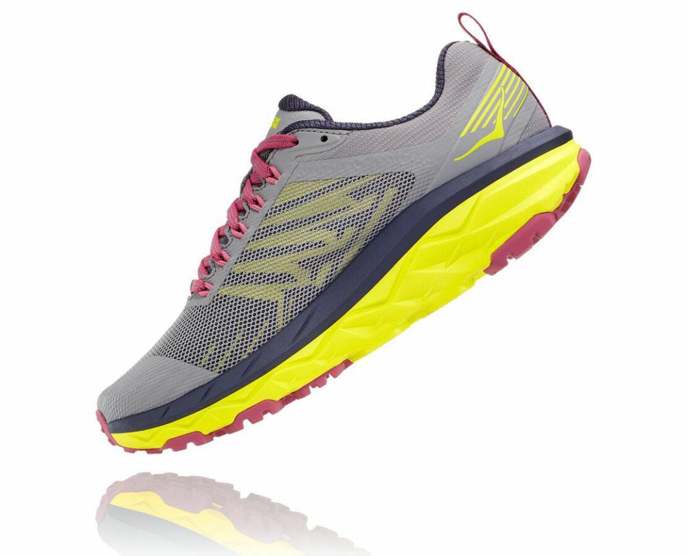 Women Trail Running | HOKA ONE ONE Challenger ATR 5 Frost Gray / Evening Primrose