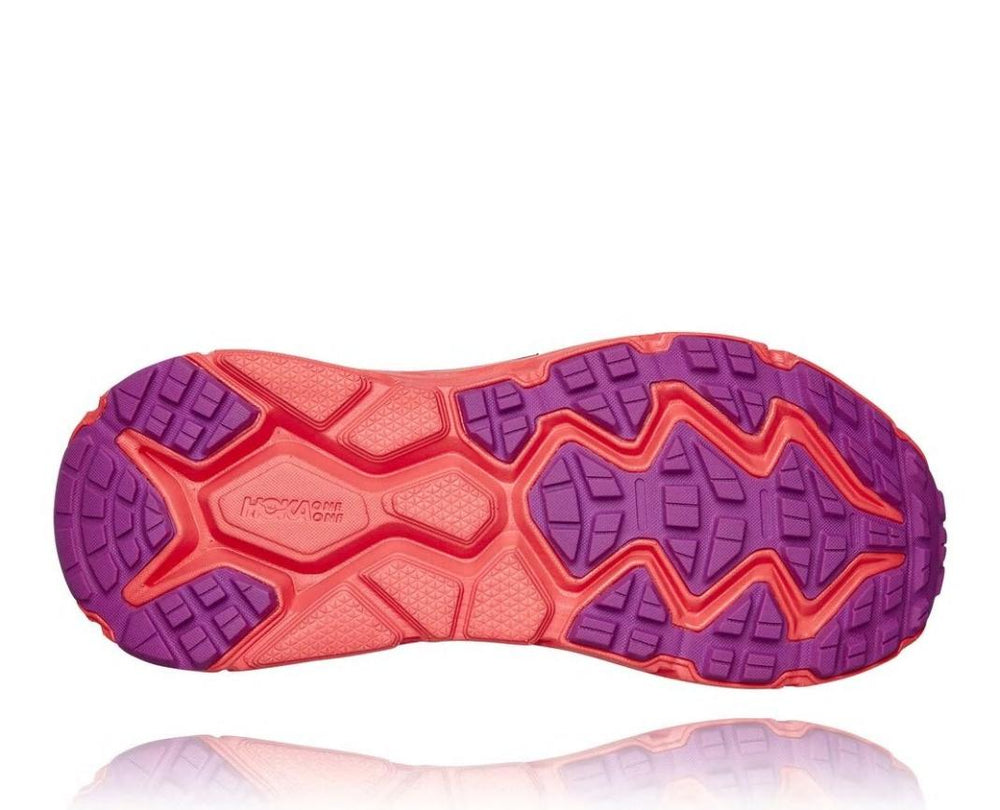 Women Trail Running | HOKA ONE ONE Challenger ATR 6 Black Iris / Hot Coral