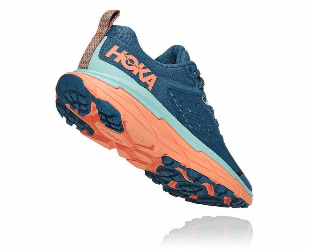 Women Trail Running | HOKA ONE ONE Challenger ATR 6 Real Teal / Cantaloupe