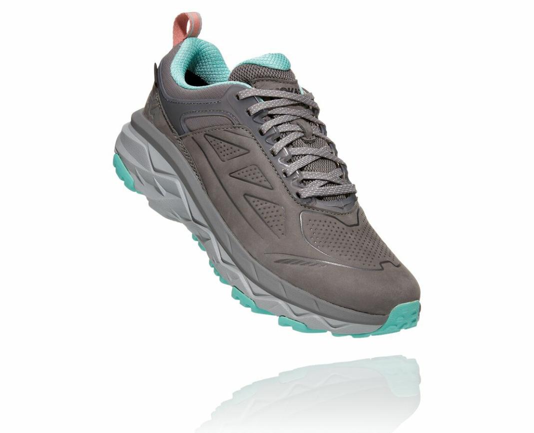 Women Trail Running | HOKA ONE ONE Challenger Low GORE-TEX Charcoal Gray / Wild Dove