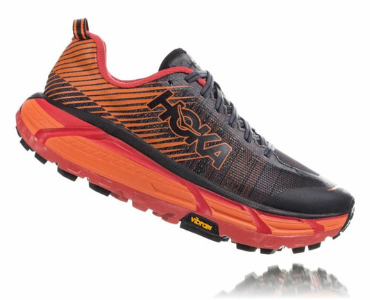 Women Trail Running | HOKA ONE ONE EVO Mafate 2 Black / Poppy Red