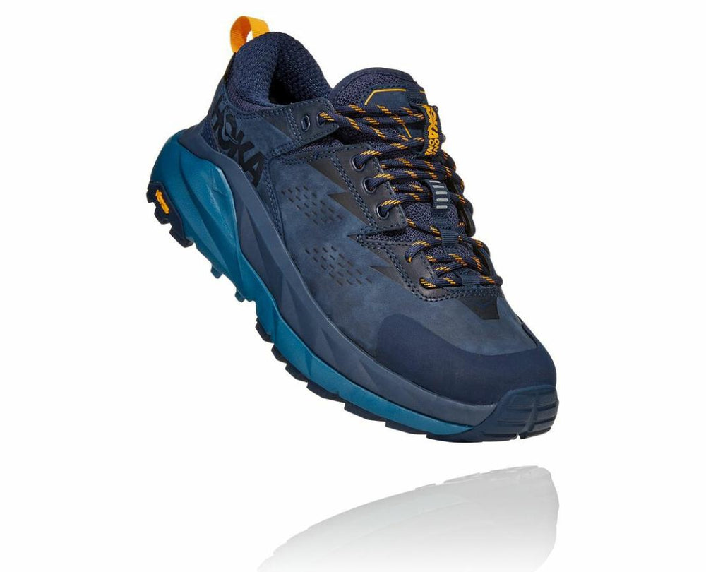 Women Trail Running | HOKA ONE ONE Kaha Low GORE-TEX Black Iris / Moroccan Blue