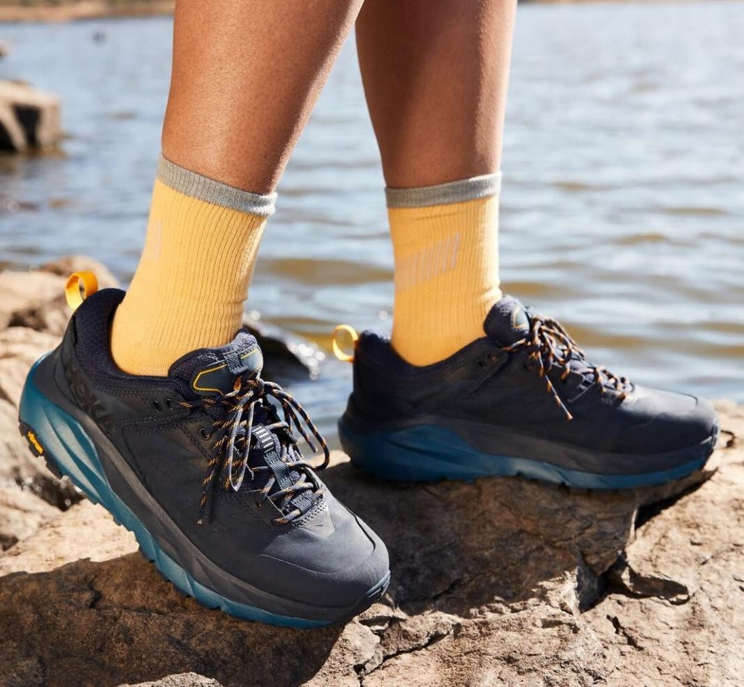 Women Trail Running | HOKA ONE ONE Kaha Low GORE-TEX Black Iris / Moroccan Blue