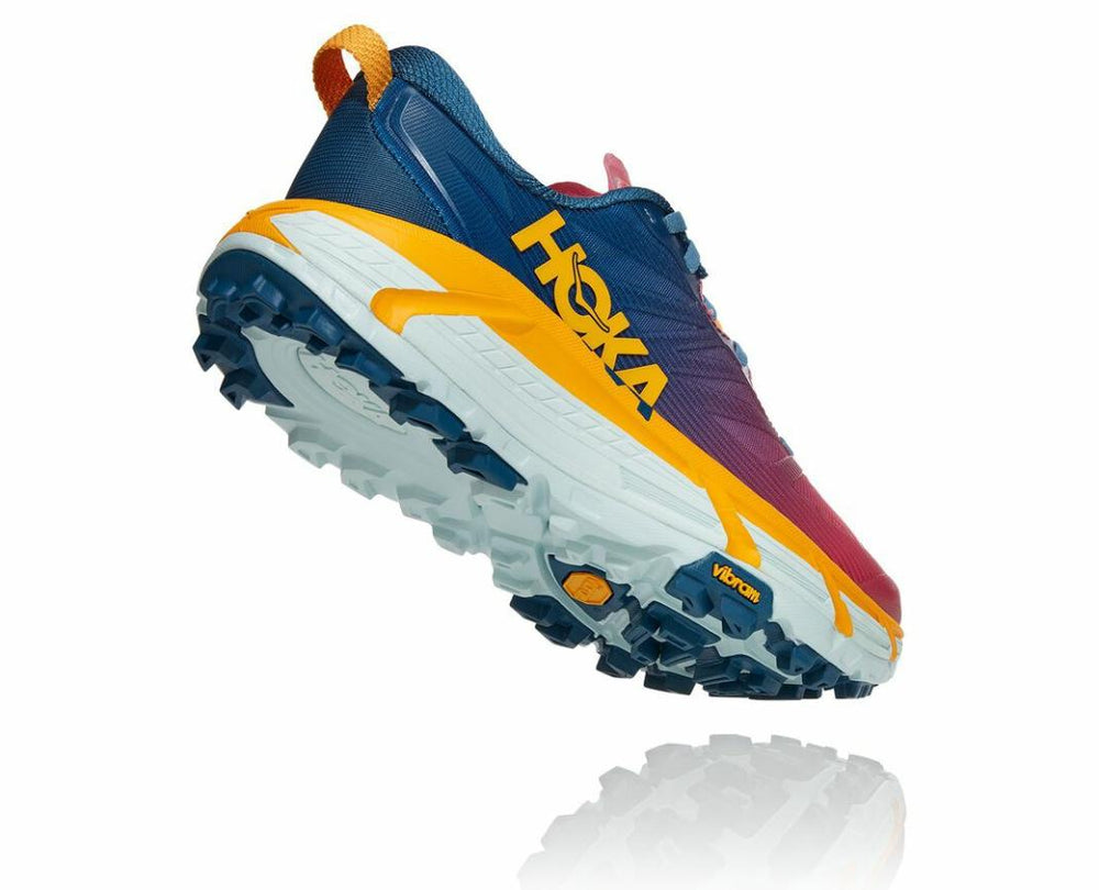 Women Trail Running | HOKA ONE ONE Mafate Speed 3 Moroccan Blue / Saffron