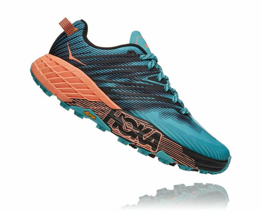 Women Trail Running | HOKA ONE ONE Speedgoat 4 Aquarelle / Cantaloupe