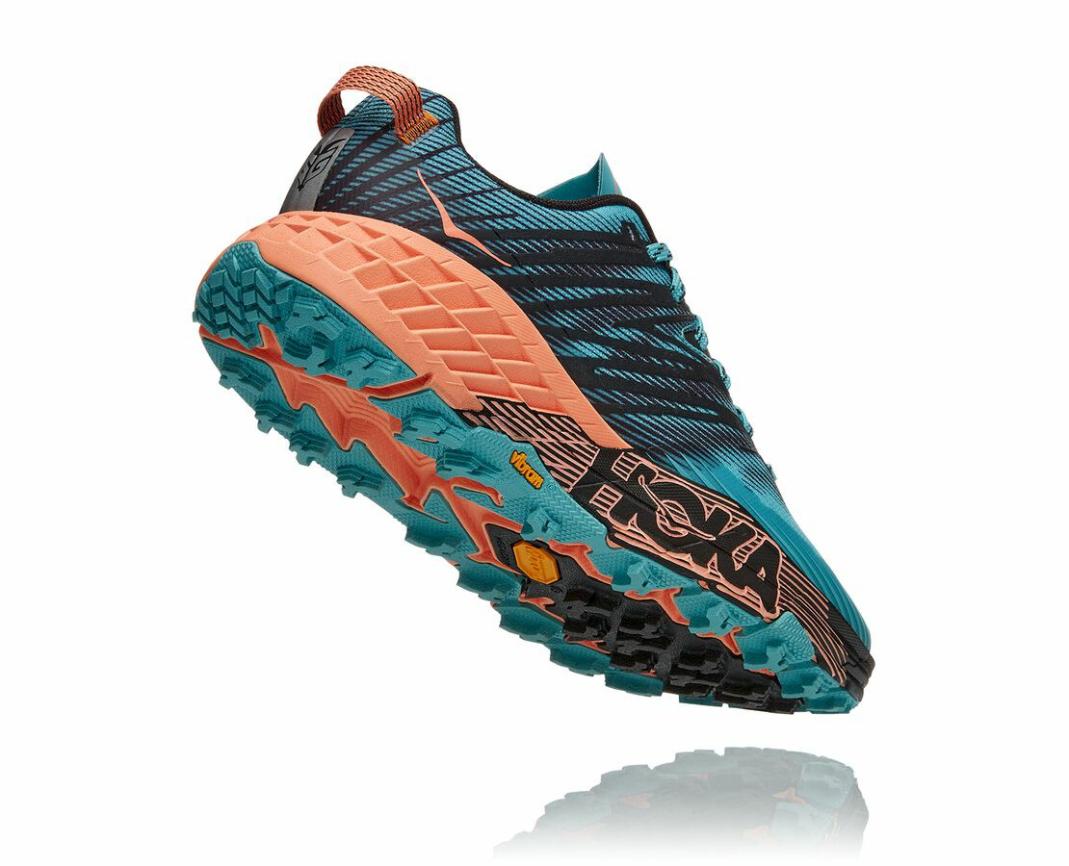 Women Trail Running | HOKA ONE ONE Speedgoat 4 Aquarelle / Cantaloupe