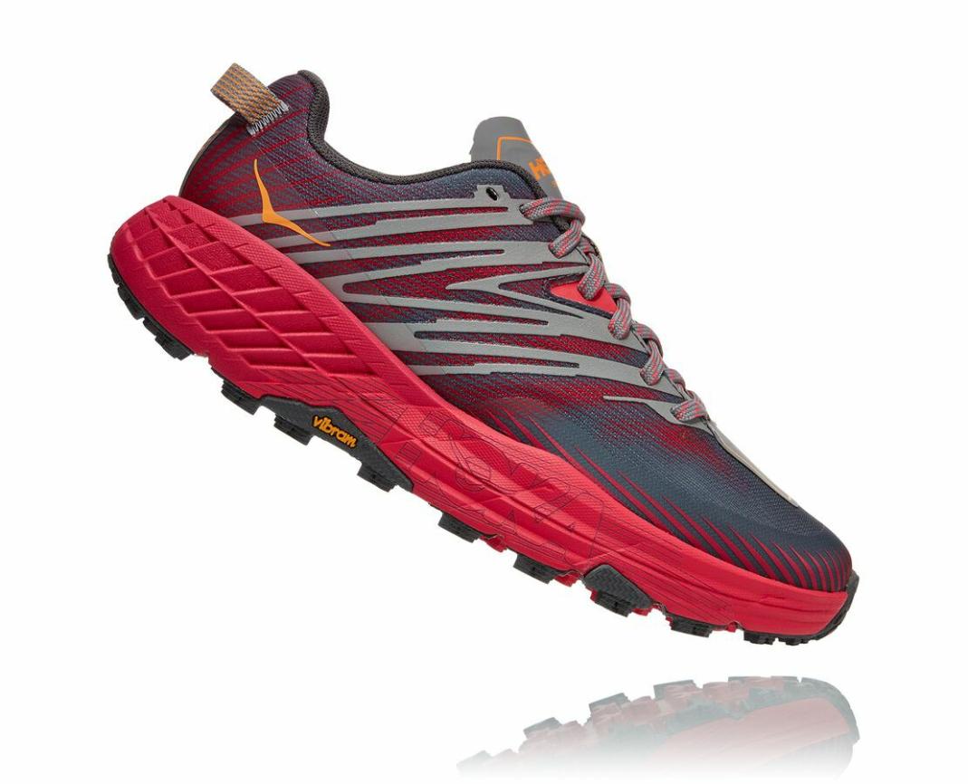 Women Trail Running | HOKA ONE ONE Speedgoat 4 Castlerock / Paradise Pink