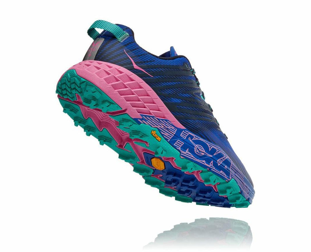 Women Trail Running | HOKA ONE ONE Speedgoat 4 Dazzling Blue / Phlox Pink