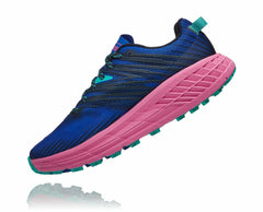 Women Trail Running | HOKA ONE ONE Speedgoat 4 Dazzling Blue / Phlox Pink