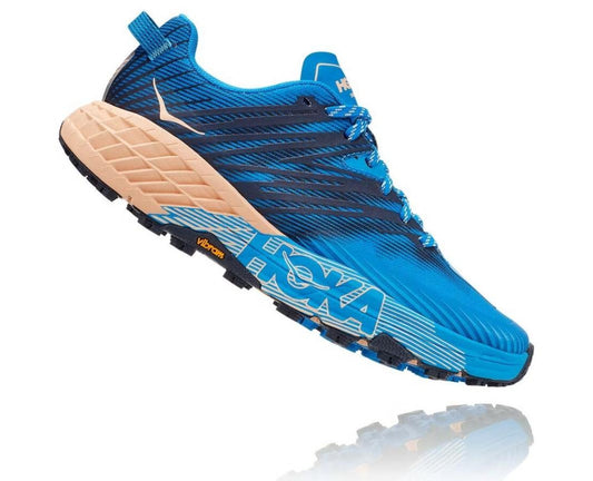 Women Trail Running | HOKA ONE ONE Speedgoat 4 Indigo Bunting / Bleached Apricot