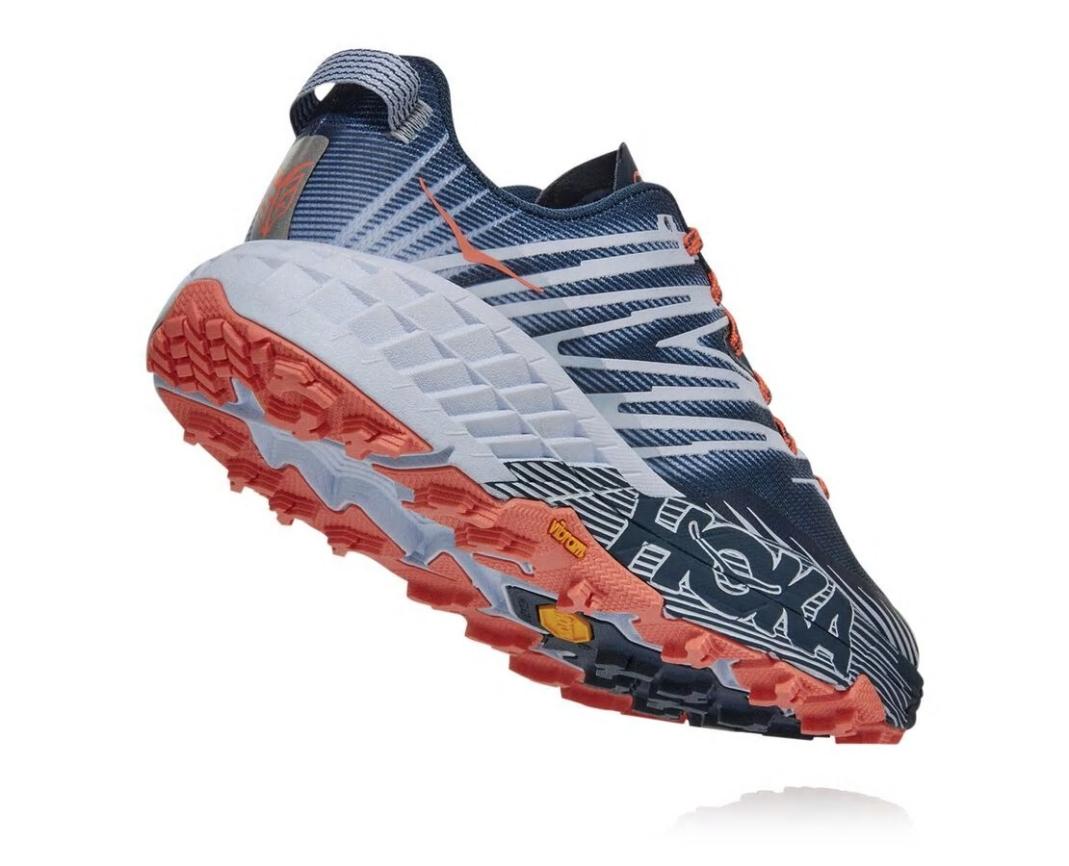 Women Trail Running | HOKA ONE ONE Speedgoat 4 Majolica Blue / Heather