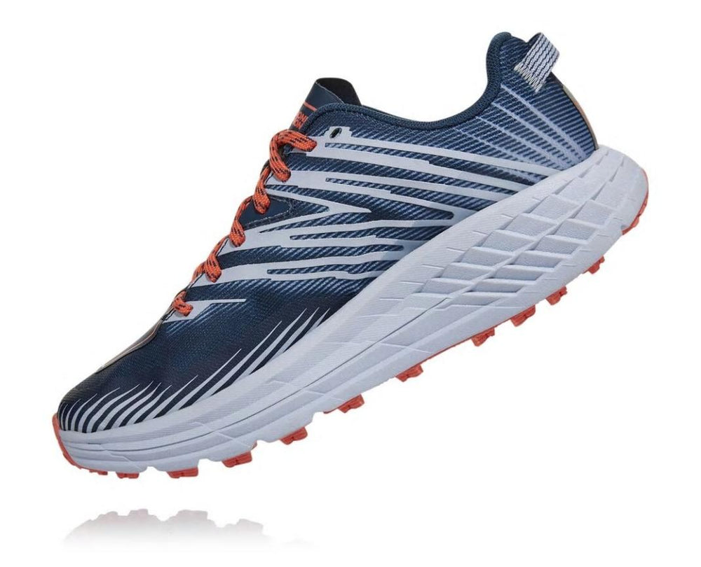 Women Trail Running | HOKA ONE ONE Speedgoat 4 Majolica Blue / Heather
