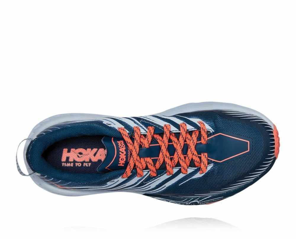 Women Trail Running | HOKA ONE ONE Speedgoat 4 Majolica Blue / Heather