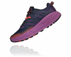 Women Trail Running | HOKA ONE ONE Speedgoat 4 Outer Space / Hot Coral