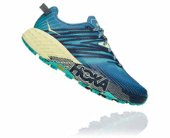 Women Trail Running | HOKA ONE ONE Speedgoat 4 Provincial Blue / Luminary Green