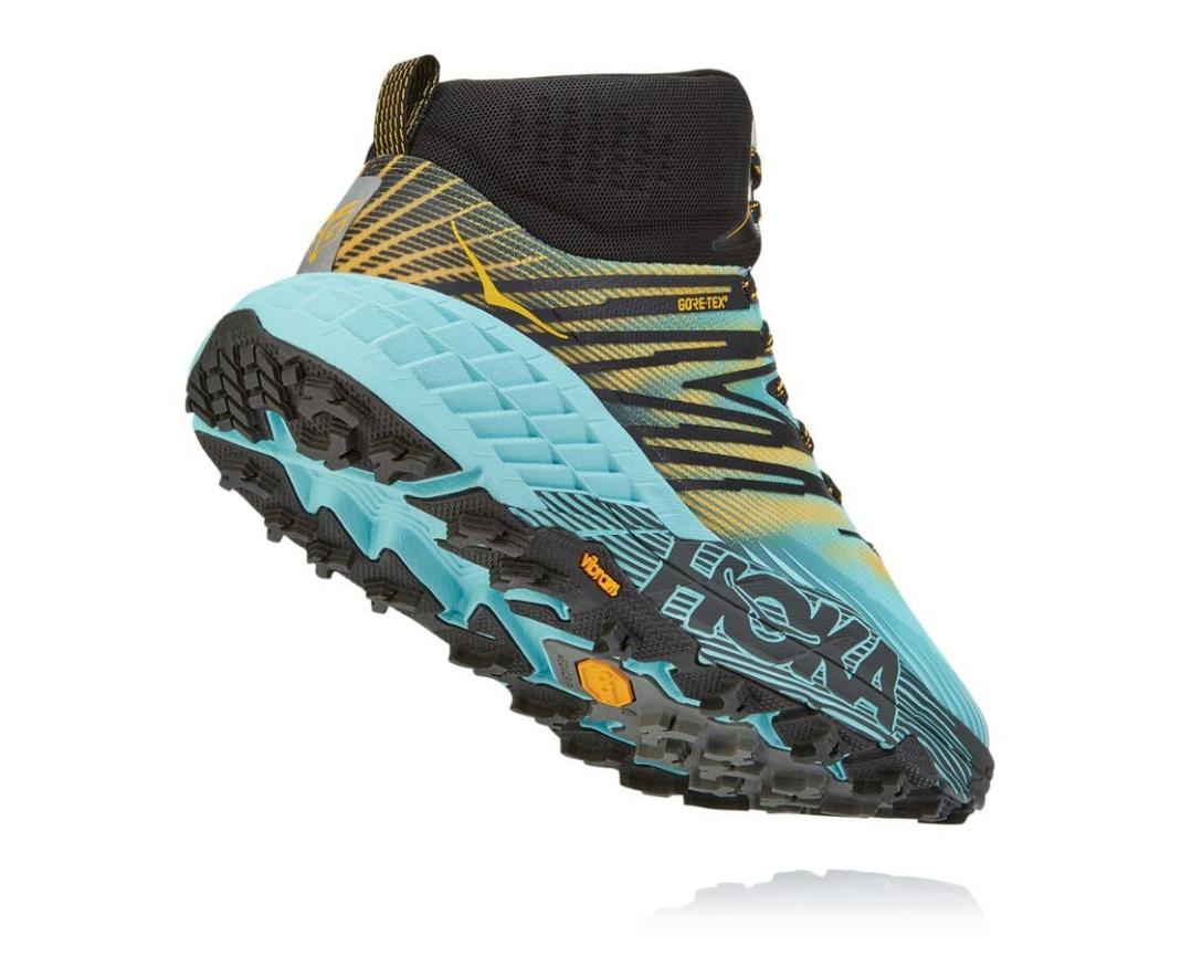 Women Trail Running | HOKA ONE ONE Speedgoat Mid GORE-TEX 2 Antigua Sand / Golden Rod