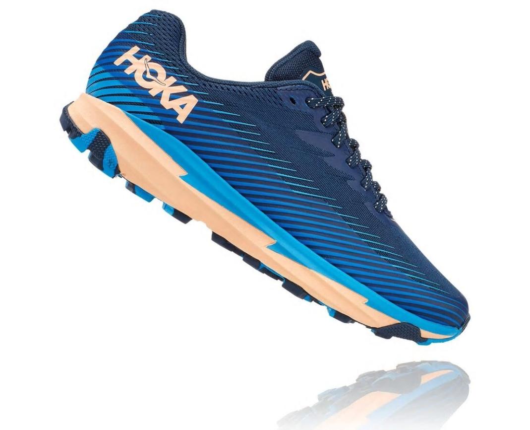 Women Trail Running | HOKA ONE ONE Torrent 2 Indigo Bunting / Bleached Apricot