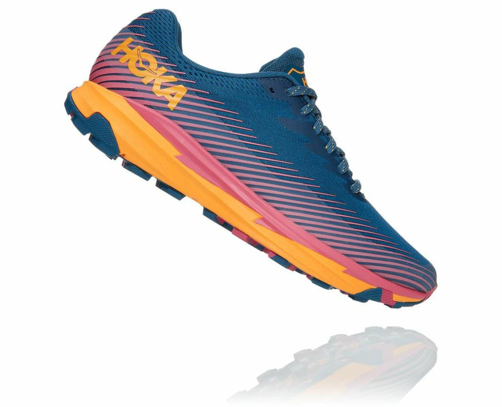 Women Trail Running | HOKA ONE ONE Torrent 2 Moroccan Blue / Saffron