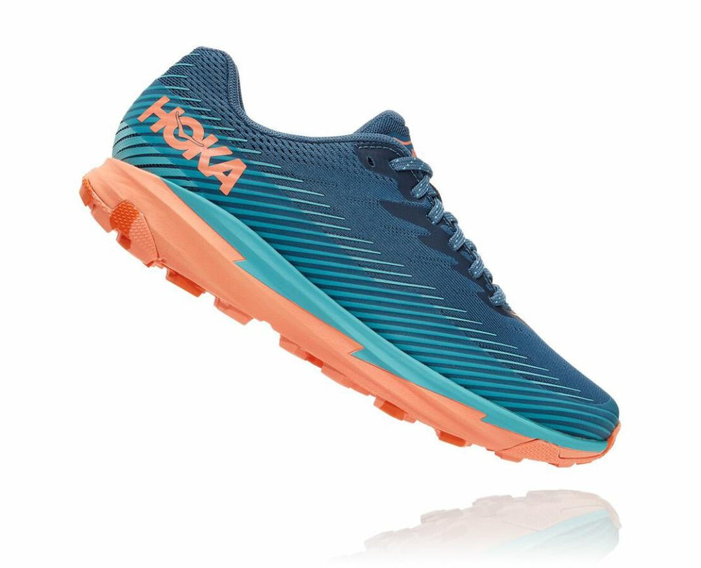 Women Trail Running | HOKA ONE ONE Torrent 2 Real Teal / Cantaloupe