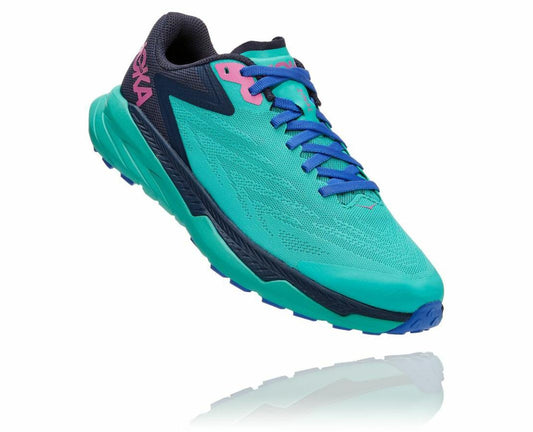 Women Trail Running | HOKA ONE ONE Zinal Atlantis / Outer Space