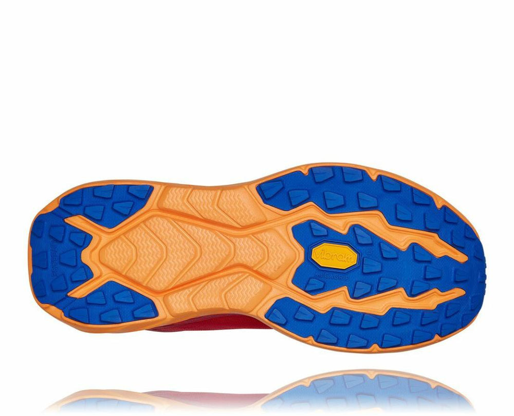 Women Trail Running | HOKA ONE ONE Zinal Paradise Pink / Blazing Orange
