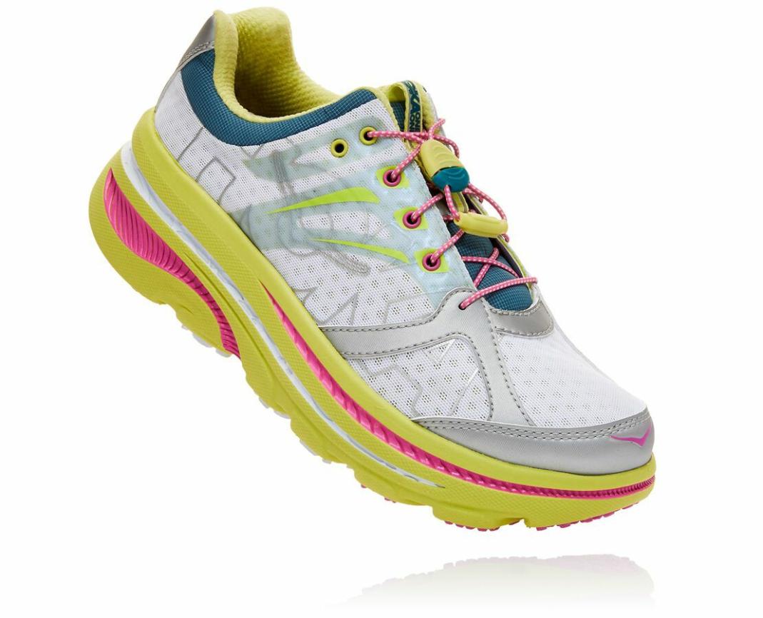 Women Walking | HOKA ONE ONE OV X HOKA Bondi B Lime Sherbet / Super Pink