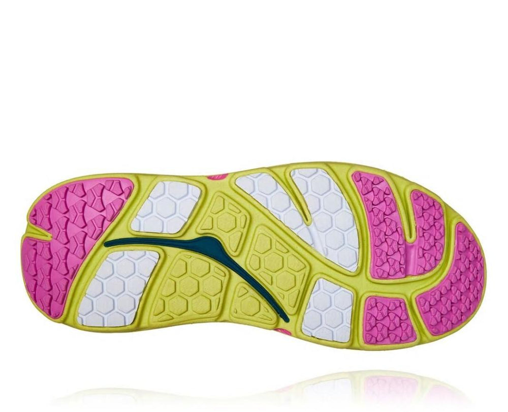 Women Walking | HOKA ONE ONE OV X HOKA Bondi B Lime Sherbet / Super Pink