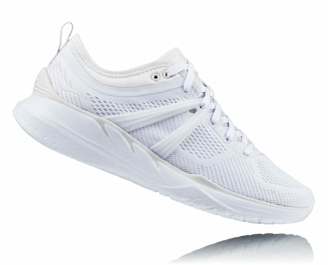 Women Walking | HOKA ONE ONE Tivra White / Nimbus Cloud